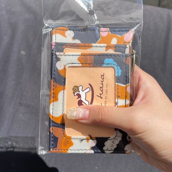 Umahana zippered waterproof slim wallet - blue corgi - Picture 2 of 5